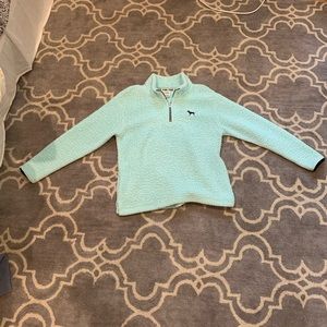 PINK sherpa quarter zip